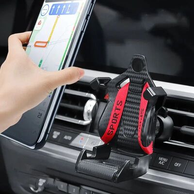 Racing seat Car Phone Holder Mount Stand Suction Cup Smartph