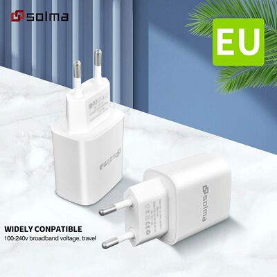 18W QC 3.0 USB Adapter Quick Charging Wall Charger Compatible With Multi -phone Series Quick Charger