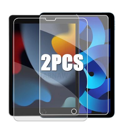 2PCS Tempered Glass Screen Protector for iPad 9 8 7 6 10 Air 5 4 3 2 Mini iPad 10.2 9.7 10 5 10.9 11