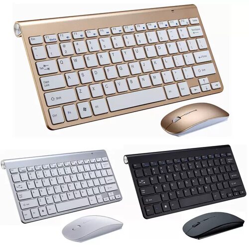 Colorful Wireless 2.4g Keyboard And Mouse Combo K908 Mini Mu