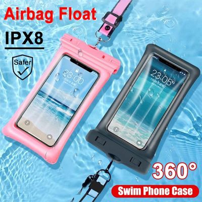 Float Waterproof Pouch Swim Diving Phone Case For iPhone 14