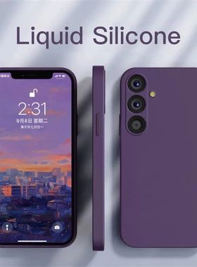 S25 S24 S23 Ultra Case Soft Liquid Silicone Phone Case For S