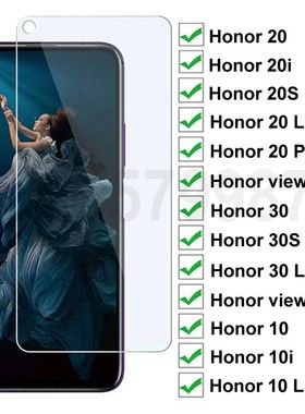 9D Protection Glass On For Huawei honor View 20 30 20S 30S Tempered Screen Protector For Honor 30 20
