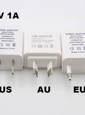 Portable Mini USB Charger 5V 1A 1000ma Power Supply Adapter Travel Wall Desktop Charger Charging for