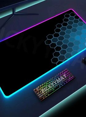 Geometry Large RGB Gamer Mousepad 40x90cm Mouse Mat Gaming M