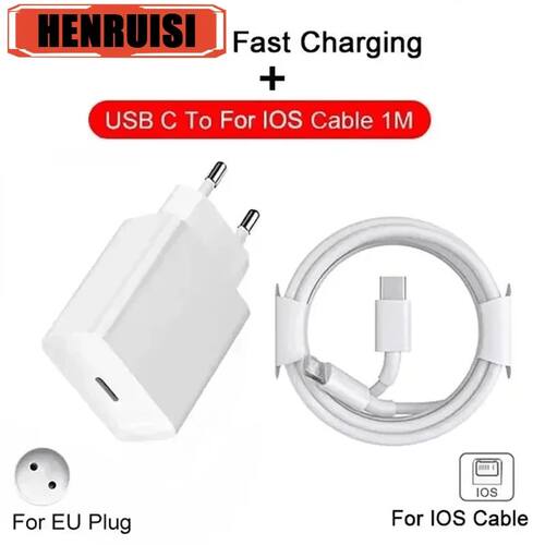 20W PD Quick Charge Charger USB C Charger For iPhone 15 14 13 Pro iPad AirPods Samsung S23 Quick Cha