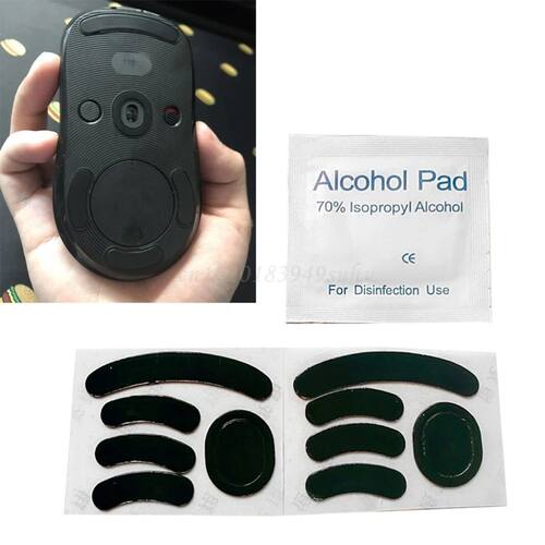 2 Sets Replacement 0.6mm Mouse Feet Skates Mouse Stickers Pa