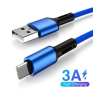 3A USB Type C Cable For Realme Samsung S21 Quick Charging Wire USB-C Charger Data Cord For iPad Sams
