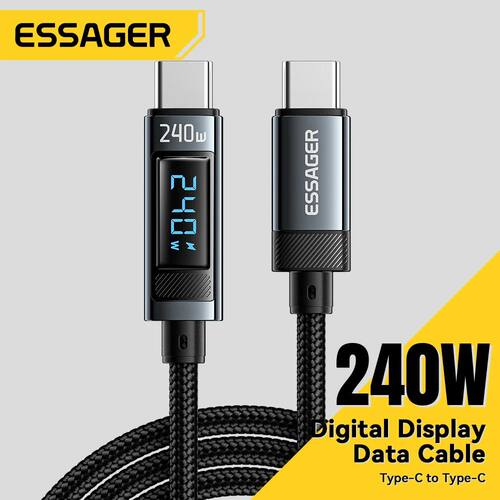 240W USB Type C To USB C Cable PD 3.1 100W Quick Charging Charger Cables 6A For MacBook Pro Laptop i