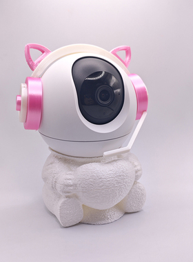 萤石C6C宇航员萌趣外壳太空人造型可爱蝴蝶结雪白宇航服创意装饰