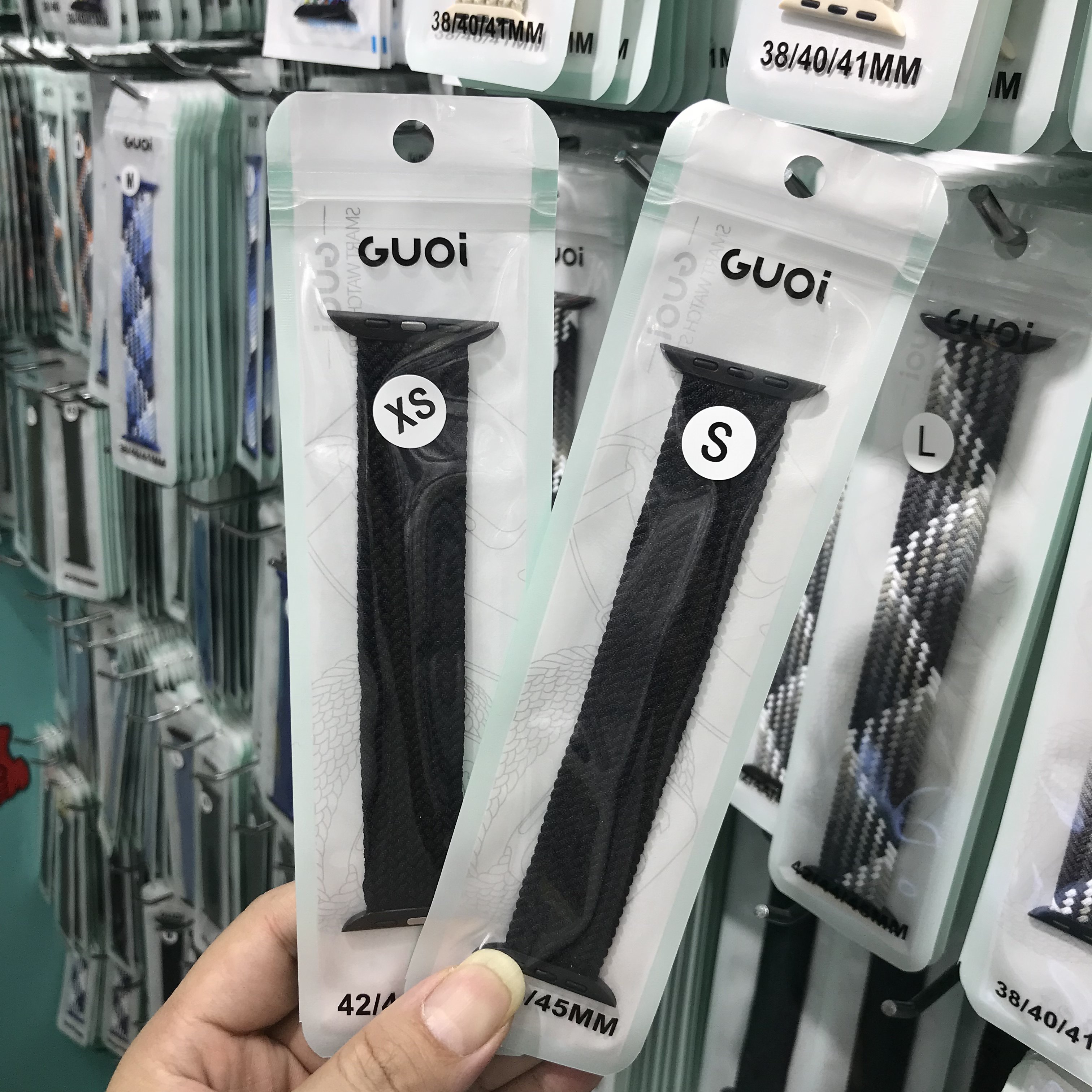 APPLICABLE TO APPLE WATCH APPLE WATCH IWATCH6|7 GENERATION ELASTIC WOVEN NYLON HUAQIANGBEI S8 UNIVERSAL
