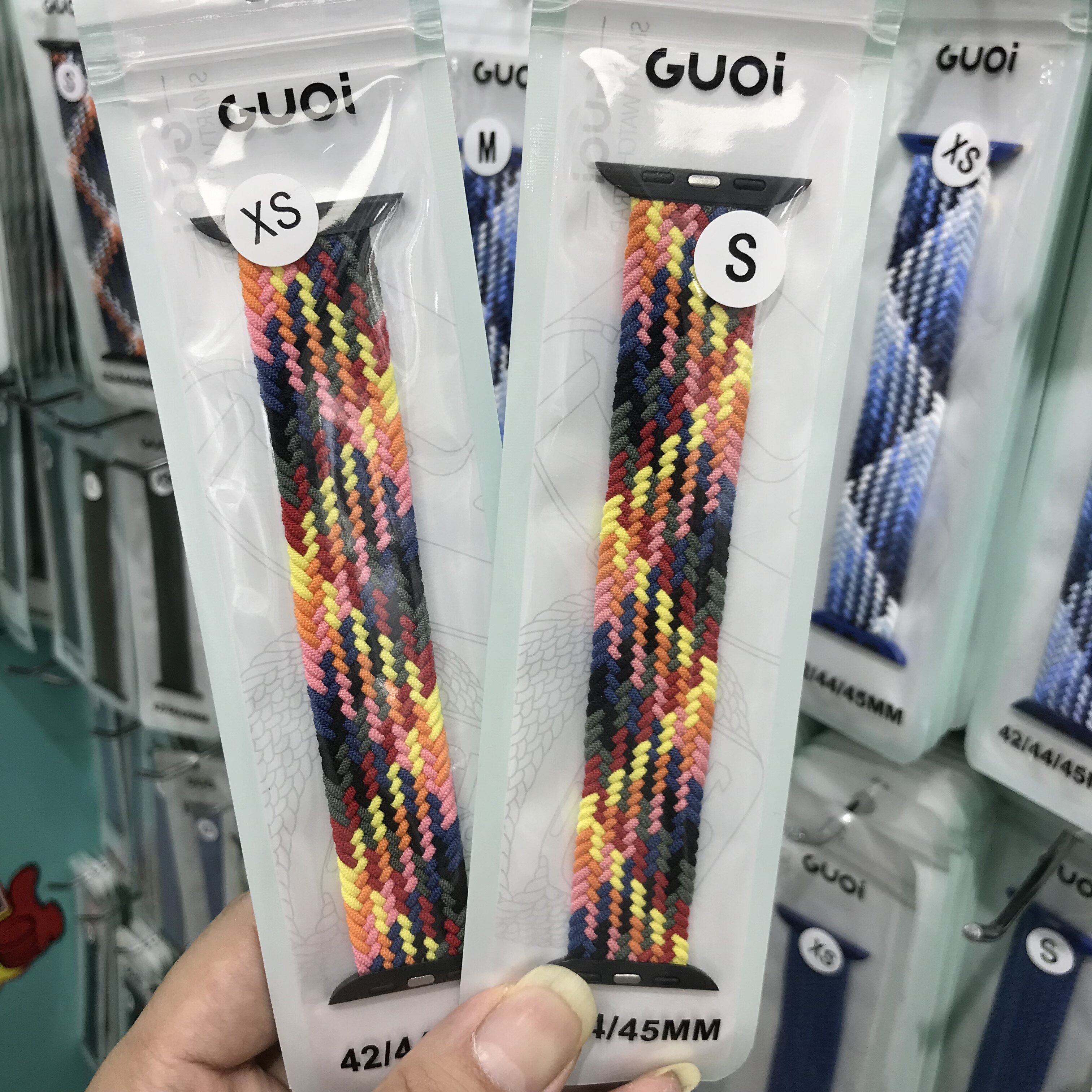 APPLICABLE TO APPLE WATCH APPLE WATCH IWATCH6|7 GENERATION ELASTIC WOVEN NYLON HUAQIANGBEI S8 UNIVERSAL