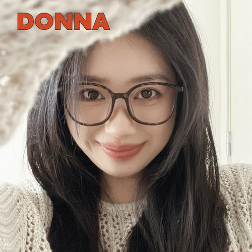 DONNA哆哪眼镜框黑框时尚大方