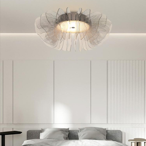 马斯登卧室吸顶灯2023新款现代简约艺术亚克力设计无主灯吸顶灯