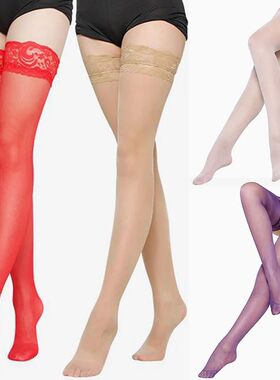 1Pair Women's Sexy Stocking Sheer Lace Thigh High Stockings