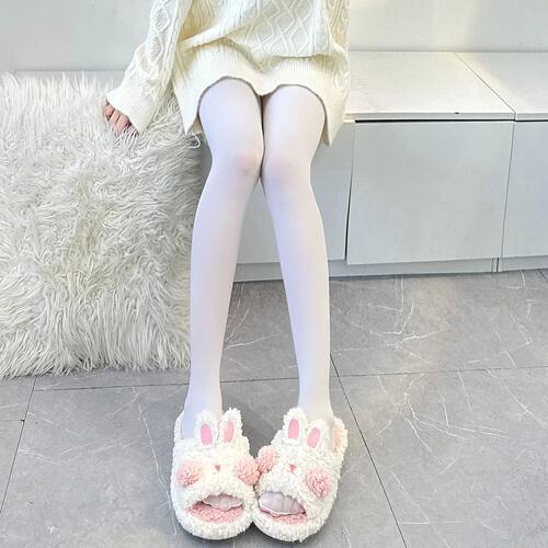 Autumn/ Winter Pantyhose Thick Warm Comfortable White Stocki