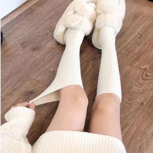 Socks Woman Autumn/Winter Stockings Winter Solid Color Thigh