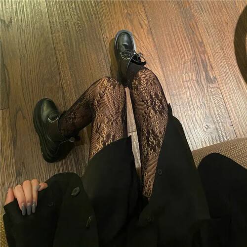 Lolita Japanese Style girls Tights Hollow Out Mesh Lace Fish