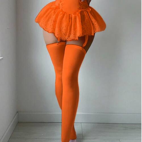Club Colorful Stockings Women's 80D Velvet Knee High Socks S