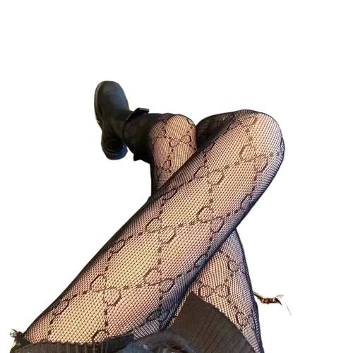 Sexy GG tights luxury women black white tights transparent t