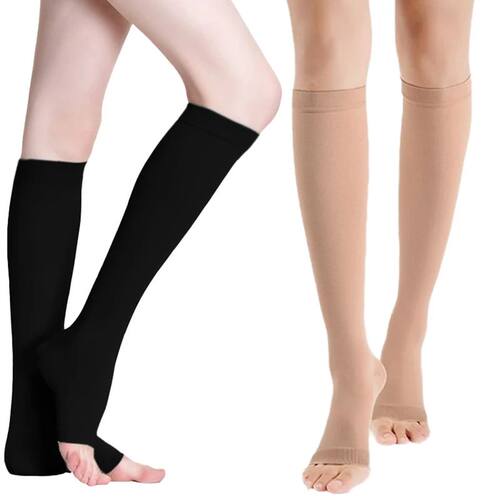 1 Pair Unisex Calf Compression Stockings Prevent Varicose Ve