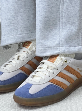 阿迪达斯三叶草男女板鞋GAZELLE复古运动鞋T头休闲德训鞋 JQ0956