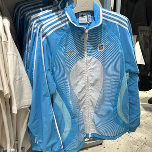 阿迪达斯三叶草男子运动休闲NTS联名款 足球宽松夹克外套JI5143