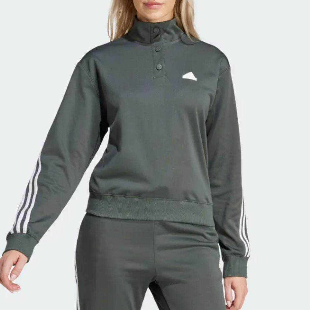 ADIDAS阿迪达斯女子卫衣半开衫立领美式复古经典三条纹长袖IT4825,运动服/休闲服装,运动卫衣/套头衫,淘宝优惠券,粉丝福利购,淘宝优惠卷