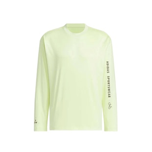 Adidas/阿迪达斯新款男士训练圆领纯棉透气运动休闲长袖T恤JN9450
