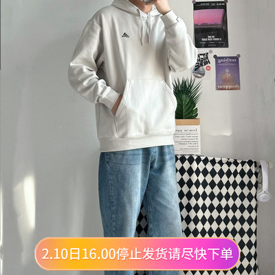 ADIDAS阿迪达斯男子针织毛圈卫衣连帽套头衫上衣 IV7596 IZ1457