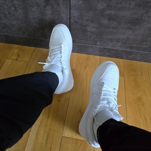 Jordan 男子运动休闲板鞋 Nike 553558 Air 低帮小白鞋 136 耐克