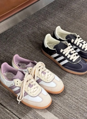 阿迪达斯SAMBA OG低帮女子运动休闲板鞋T头德训鞋 IG6836 IE1417