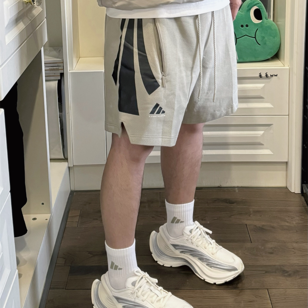 ADIDAS阿迪达斯男子新款篮球运动训练梭织透气短裤五分裤 JC7839