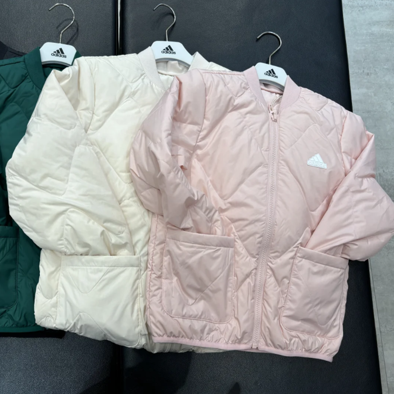 ADIDAS阿迪达斯男女中大童保暖运动休闲羽绒服外套JM0106 JM7223