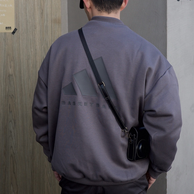 ADIDAS阿迪达斯卫衣basketball加绒保暖运动休闲套头衫IX1966