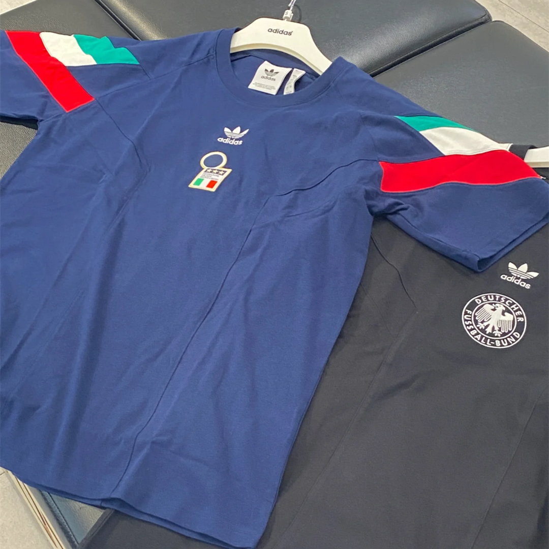 阿迪达斯三叶草意大利队男士半袖运动休闲足球透气短袖T恤IY4631,运动服/休闲服装,运动T恤,淘宝优惠券,粉丝福利购,淘宝优惠卷
