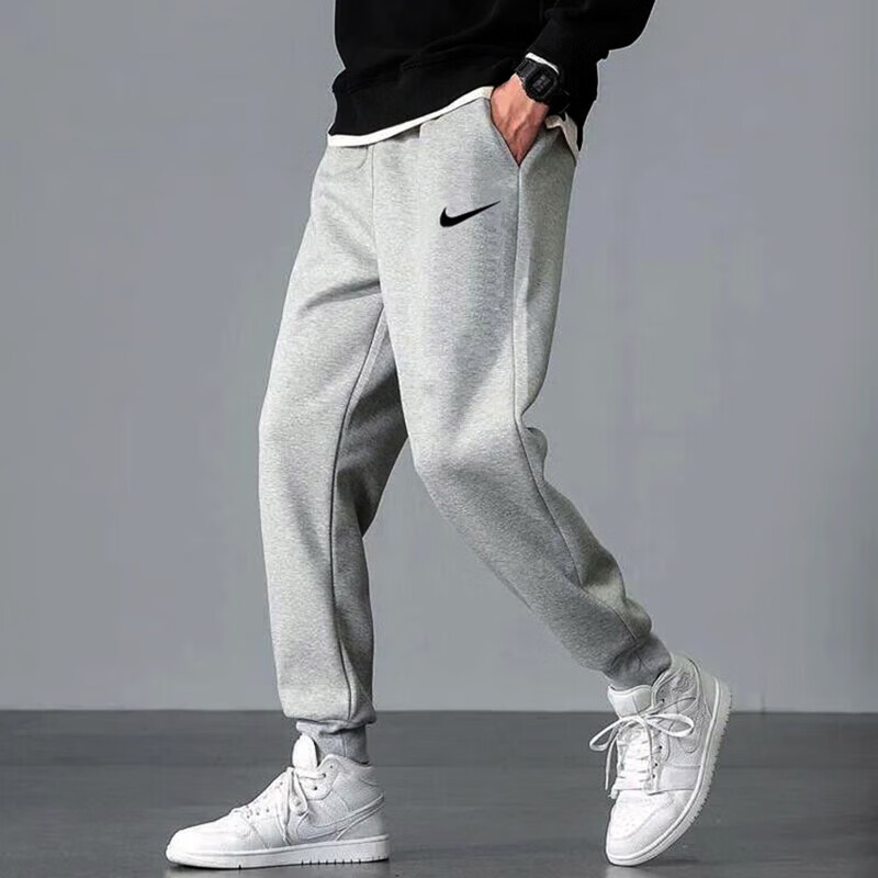 Nike耐克正品男裤Dri-Fit卫裤收口运动裤针织长裤CZ6380-063