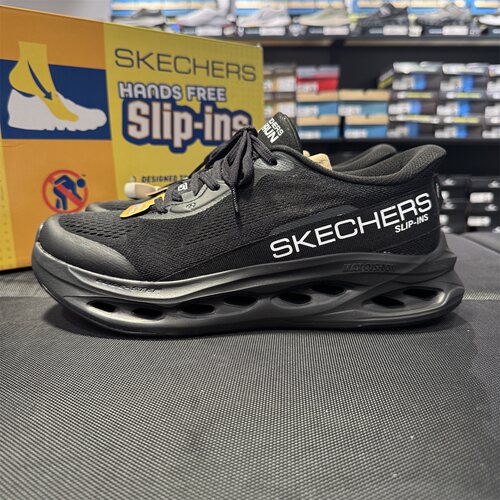 Skechers斯凯奇男士闪穿系列舒适轻盈舒适休闲运动跑步鞋 220421