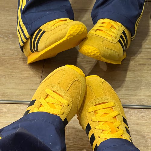 ADIDAS阿迪达斯 VS JOG 2.0 男女复古德训鞋运动低帮休闲鞋JS1122