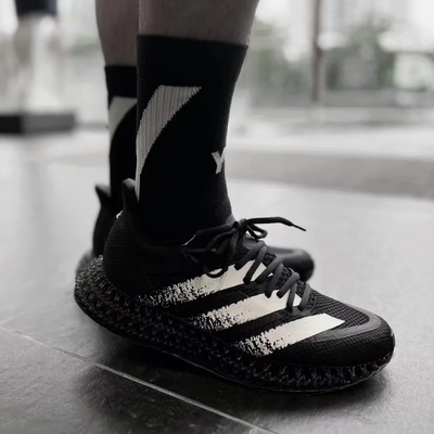 Adidas x Y-3 山本耀司设计师签名款4D打印潮流运动休闲鞋 IE9396