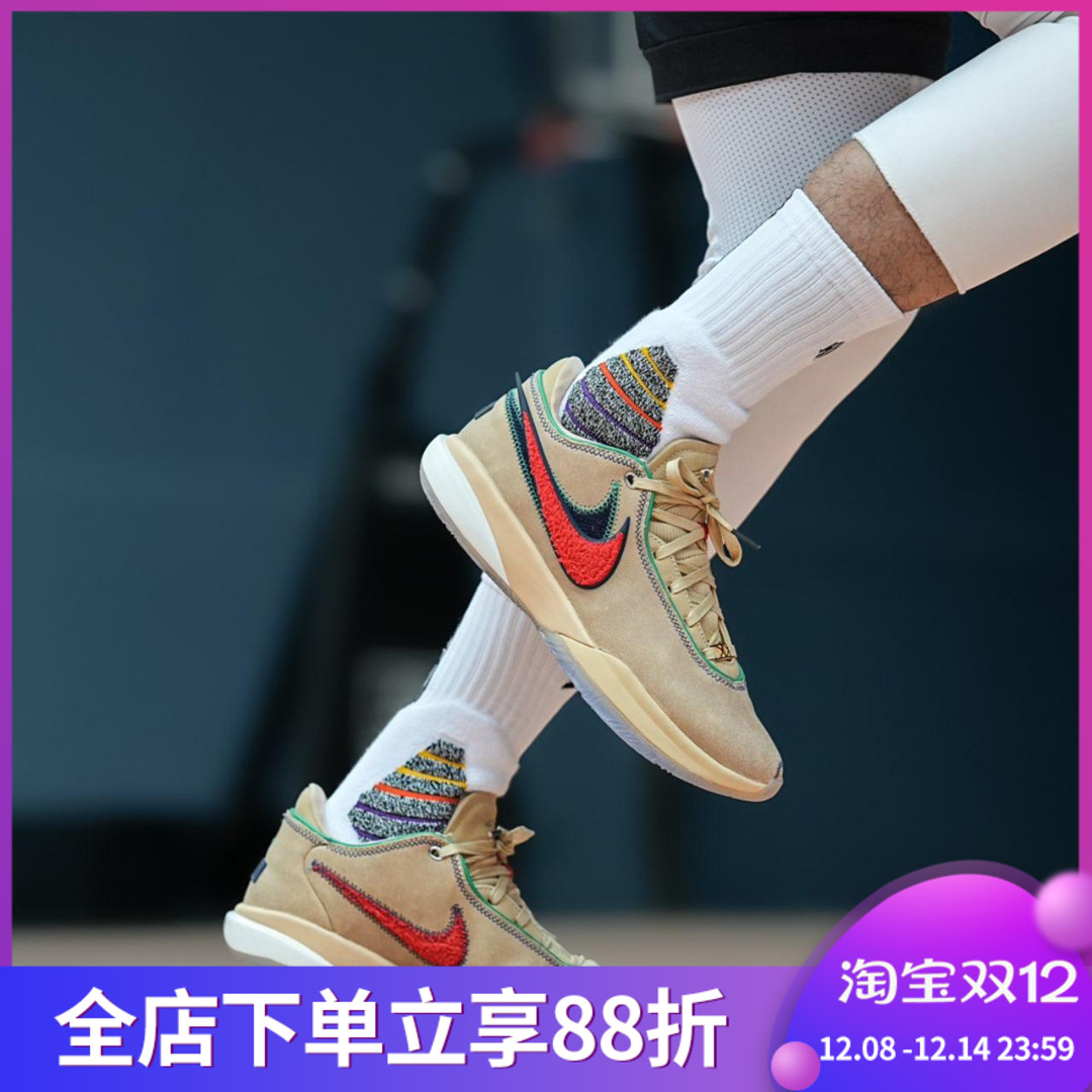 Nike耐克LeBron XX EP詹姆斯20男子运动实战缓震篮球鞋DV9089-200