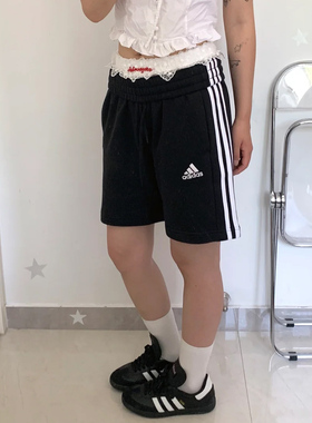 Adidas阿迪达斯五分裤ins博主同款夏天男女宽松休闲短裤 IC9435