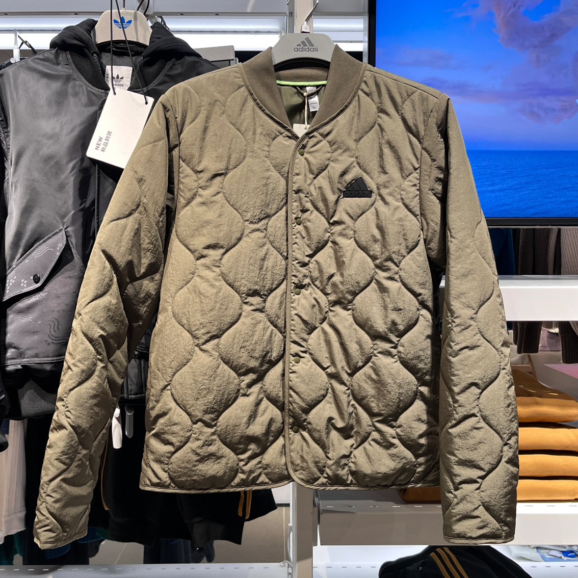 ADIDAS阿迪达斯男子复古训练保暖休闲运动棉衣棉服外套 JE8570,运动服/休闲服装,运动棉衣,淘宝优惠券,粉丝福利购,淘宝优惠卷