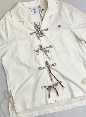阿迪达斯三叶草adidas x CLOT 陈冠希联名运动休闲短袖衬衫JP1599