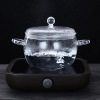 高硼硅耐冷热玻璃双耳电炖锅  家用 厂家批发多功能汤锅炖煮