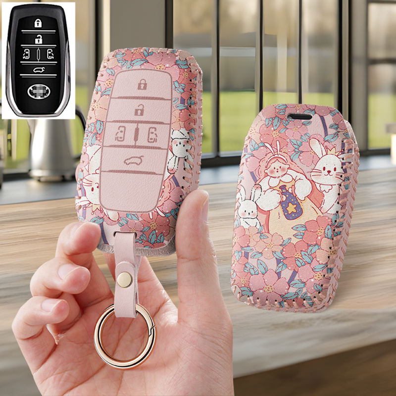 适用雷克萨斯凌志lm300H汽车钥匙套es遥控保护套全包扣女高级专用