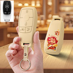 适用奔驰威霆汽车钥匙套专用2025新款V级V300L男女士保护套包扣壳