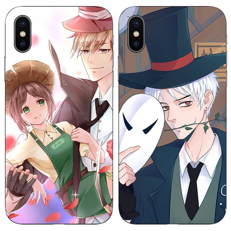 适用苹果14手机壳13pro第五人格iPhone6s/7/8plus/XR/xsmax软壳SE磨砂硅胶11/12promax透明壳防摔保护套液态