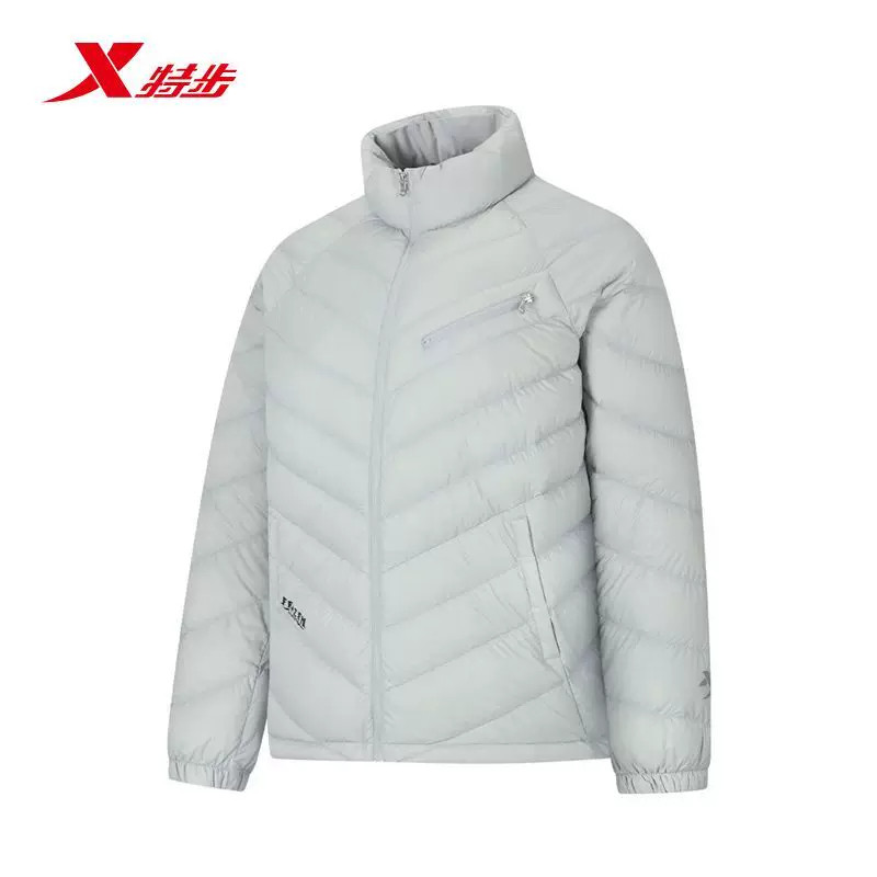 特步羽绒服男2026冬季新款立领鸭绒保暖宽松羽绒外套974429190467