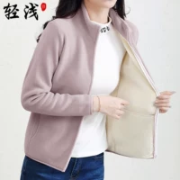 Осенняя демисезонная толстовка с молнией, бархатная рубашка, бархатный кардиган, куртка, в корейском стиле